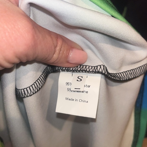 UOoZee life is amazing midi dress with rainbow colors size small NWT - Picture 8 of 13